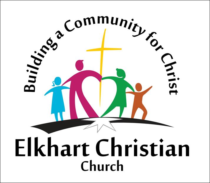 Elkhart Christian Church logo. Building a Community for Christ.